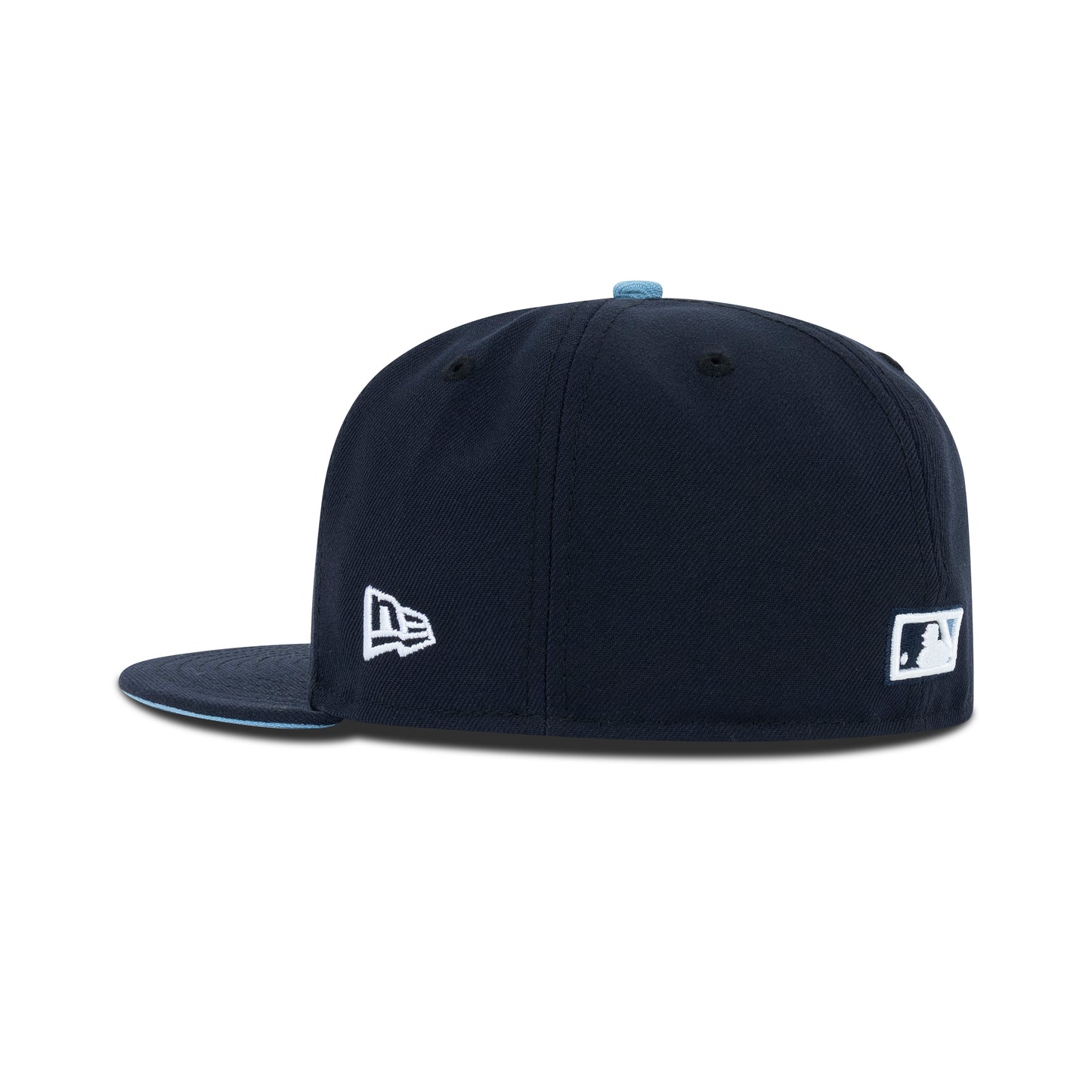 New Era Boston Red Sox Fitted Sky Bottom "Navy White Silver" (2004 World Series Embroidery)