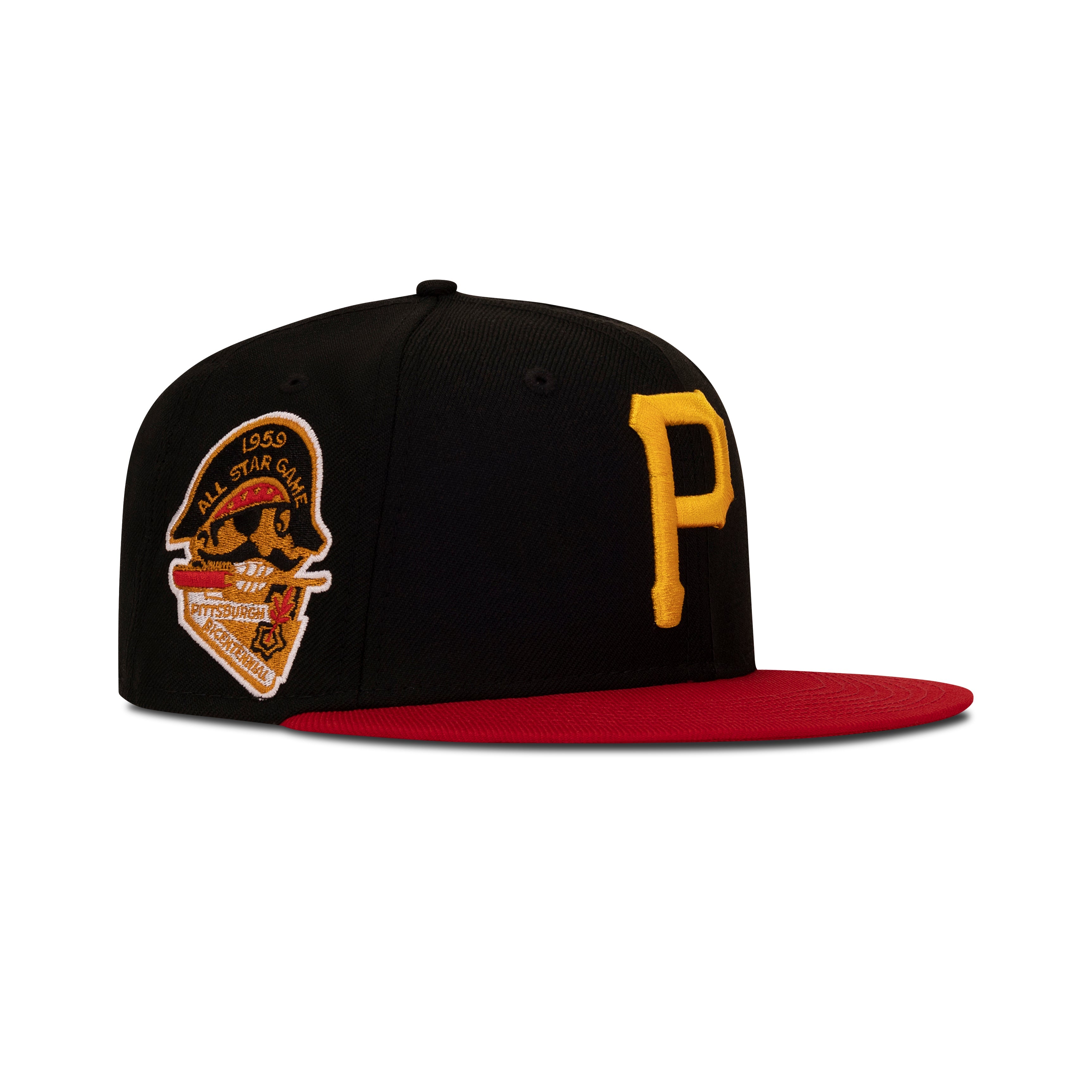 New Era Pittsburgh Pirates Fitted Red Bottom