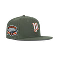 New Era Minnesota Twins Fitted Grey Bottom "Olive White Orange" (1982-2009 Metrodome Embroidery)
