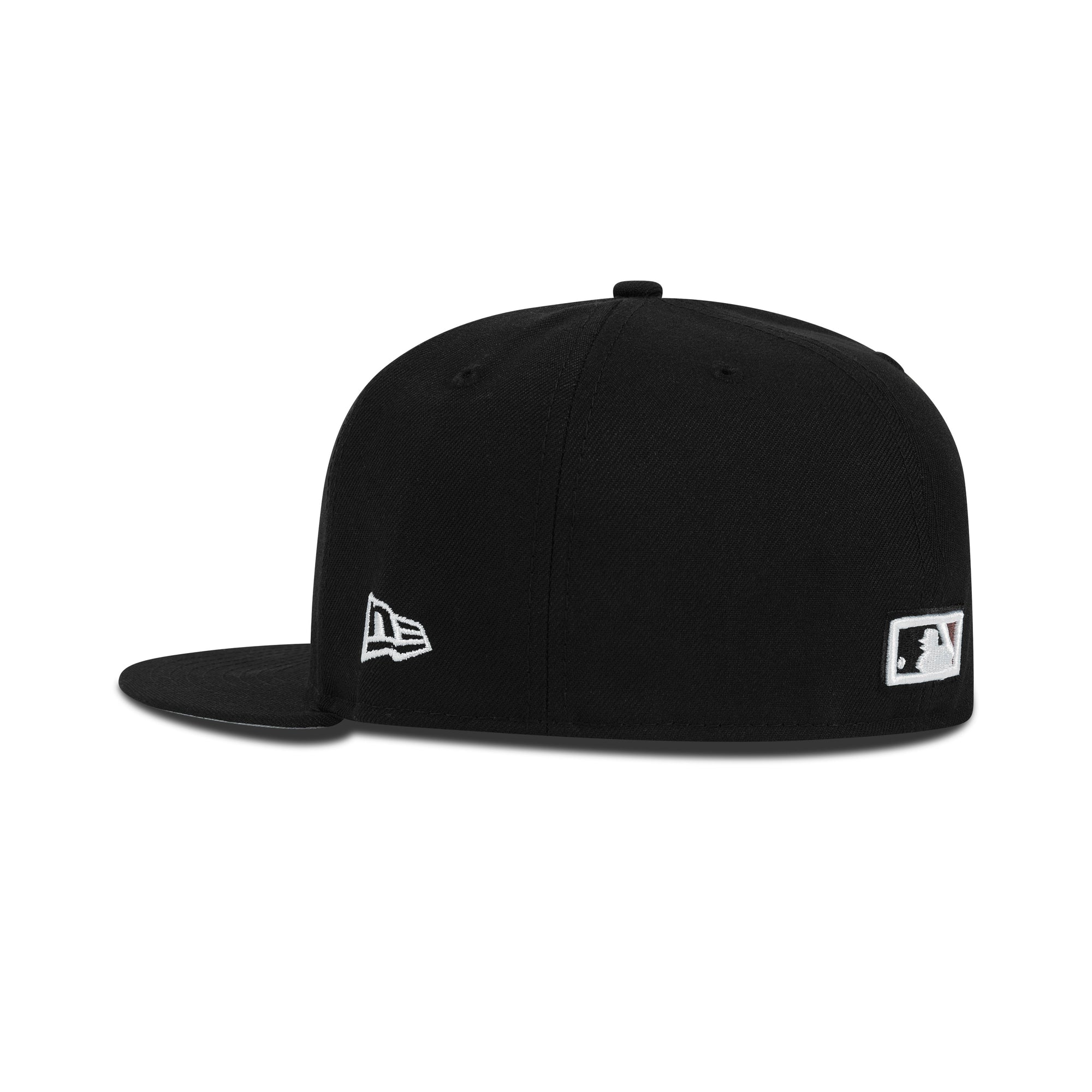 New Era New York Yankees Fitted Grey Bottom "Black White Scarlet Red" (1996 World Series Embroidery)
