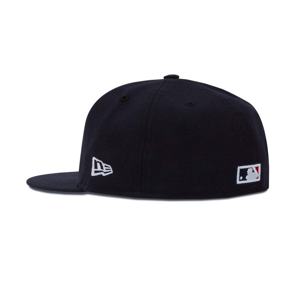 New Era New York Yankees Fitted Sky Blue Bottom "Navy Blue White" (2000 Subway Series Embroidery)