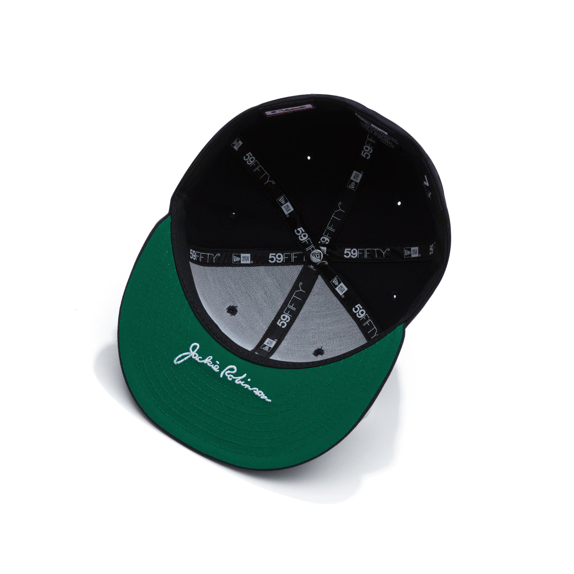 New Era New York Yankees Fitted Green Bottom "Navy White" (42 Breaking Barriers Embroidery)
