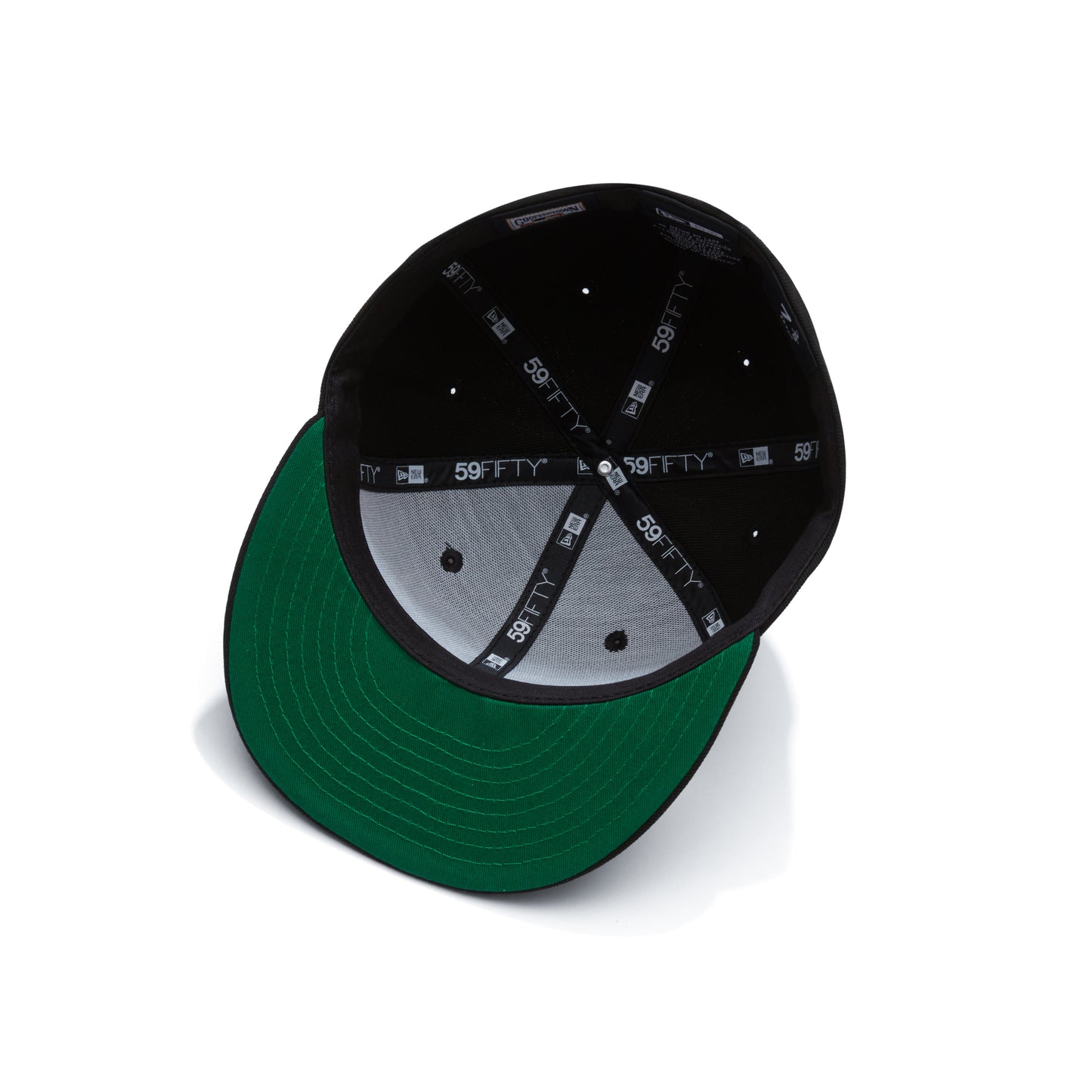 New Era Detroit Tigers Fitted Green Bottom "Black White" (Tiger Stadium 1912-1999 Embroidery)