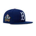 New Era Brooklyn Dodgers Fitted Green Bottom "Royal White" (42 Breaking Barriers Embroidery)