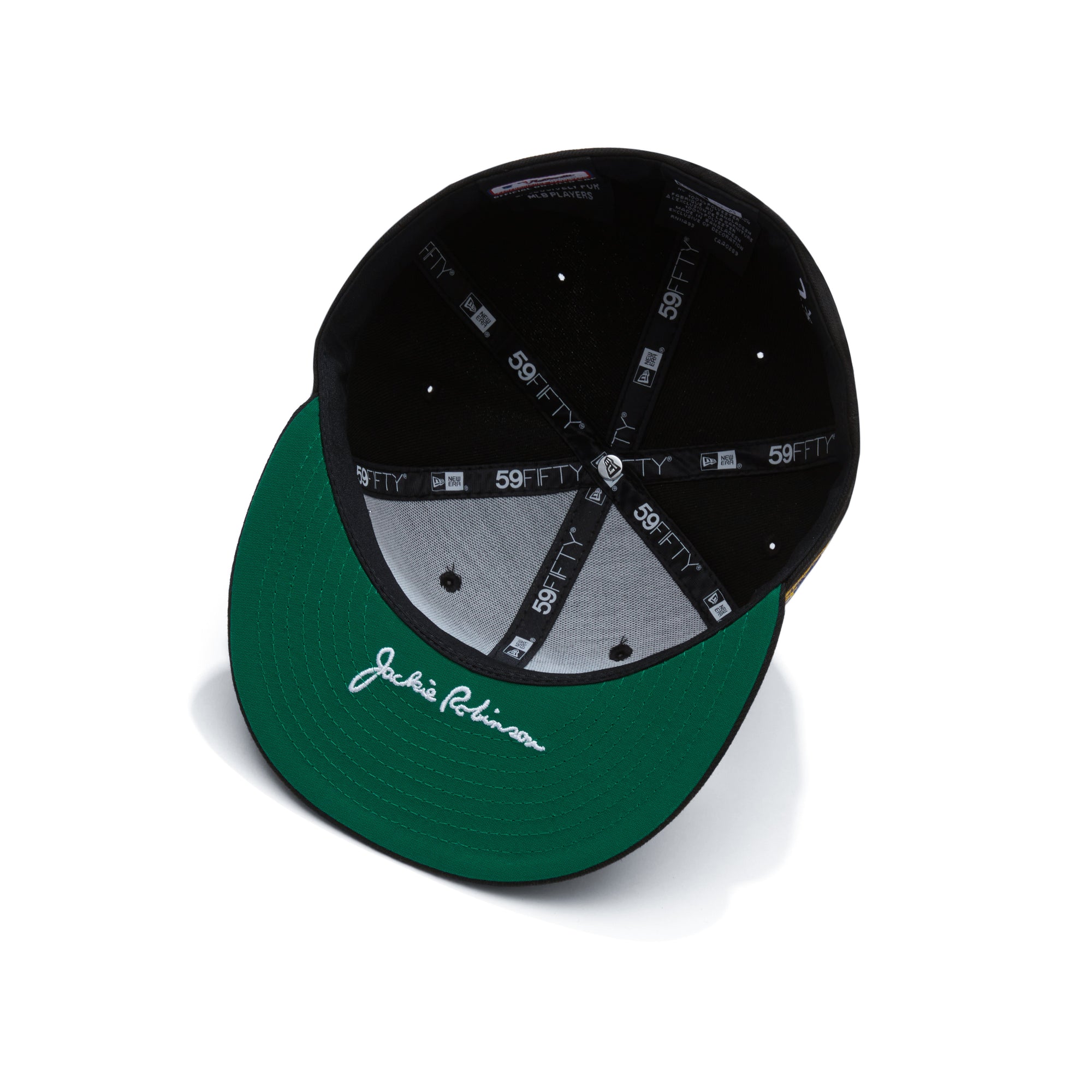 New Era Chicago White Sox Fitted Green Bottom "Black White" (42 Breaking Barriers Embroidery)