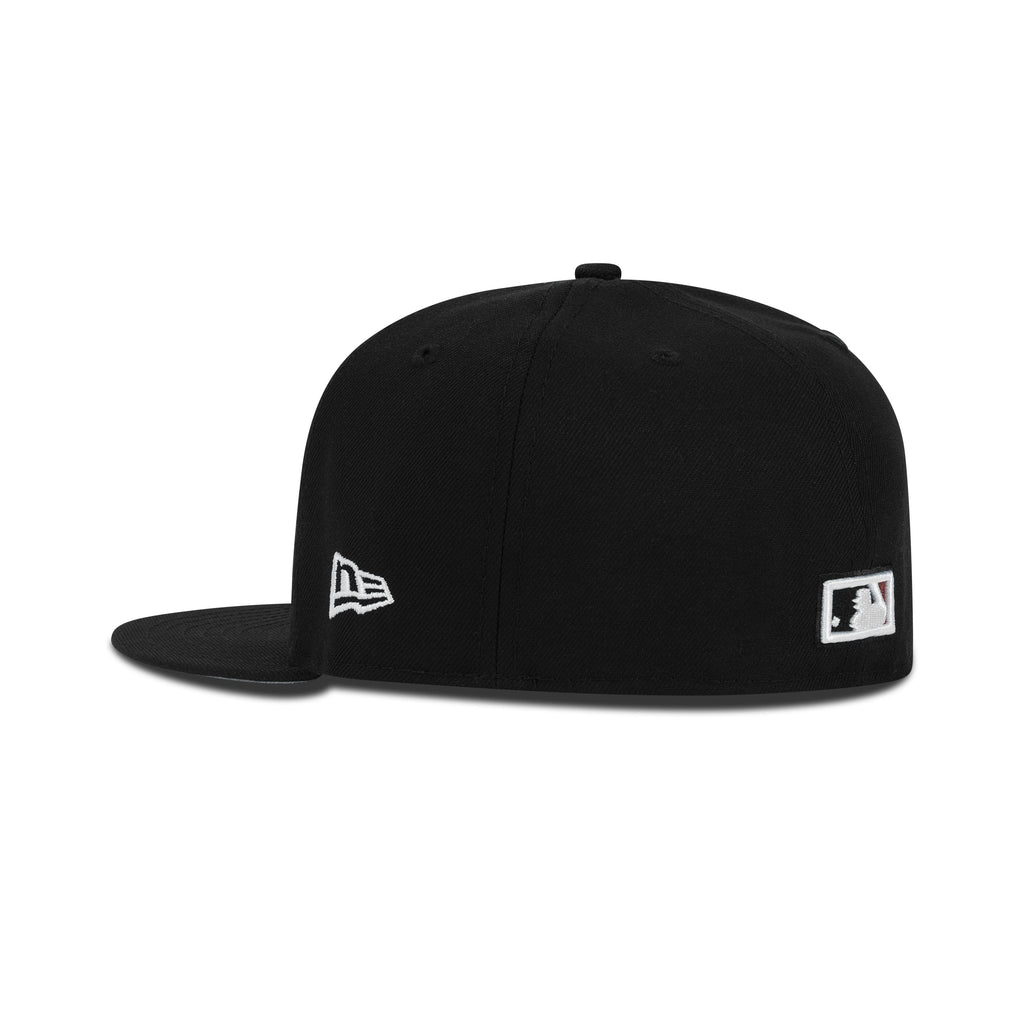 New Era Chicago Cubs Fitted Grey Bottom "Black White Scarlet Red" (1962 All Star Game Embroidery)