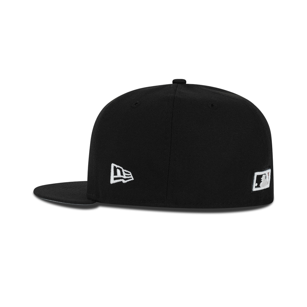 New Era Atlanta Braves Fitted Grey Bottom "Black White Scarlet Red" (1876 Altanta Braves Embroidery)