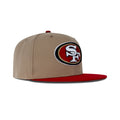 New Era San Francisco 49ers Fitted Grey Bottom "Tan Red White Gold"