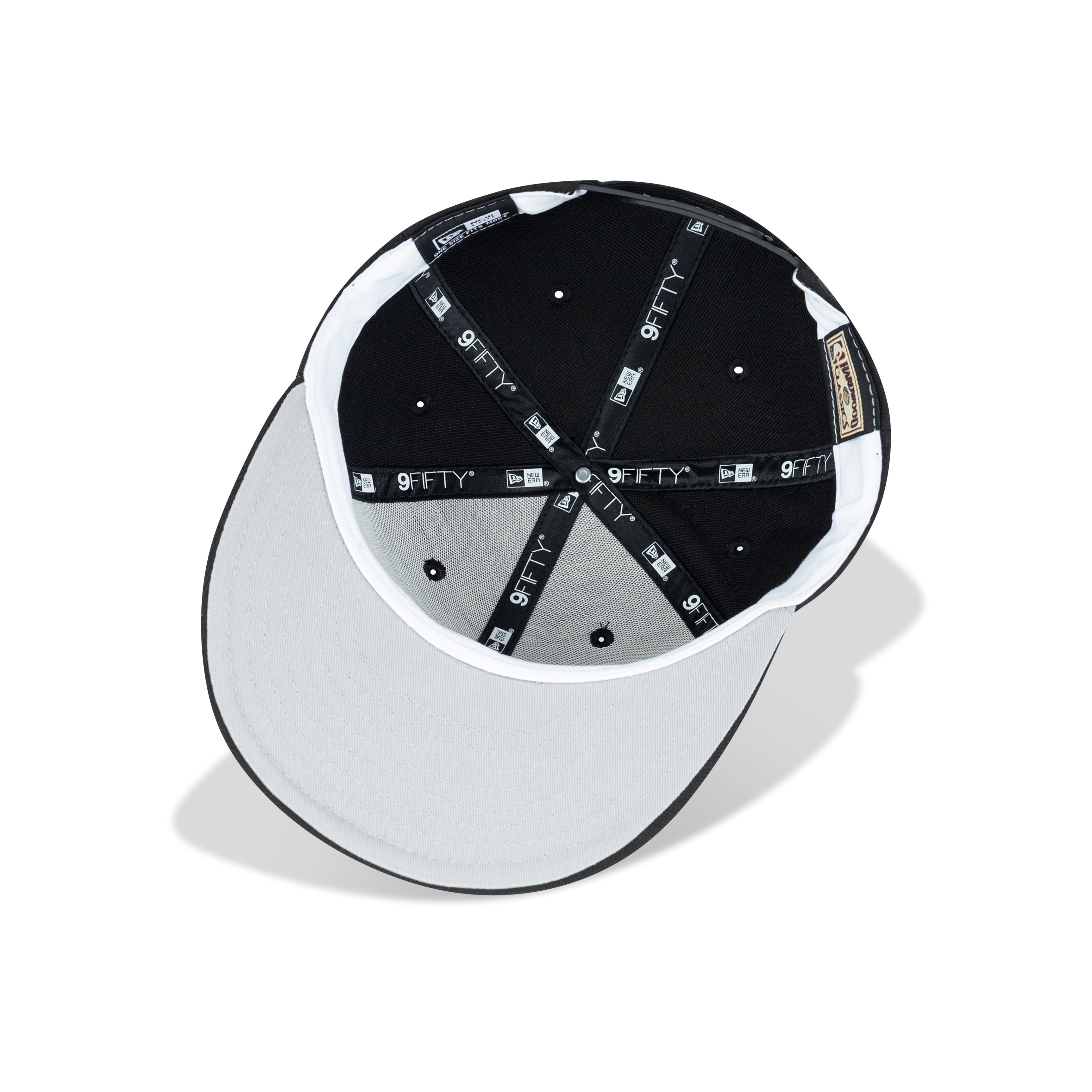 New Era Philadelphia 76ers Snapback Grey Bottom "Black Red" (NBA Logo Embroidery)