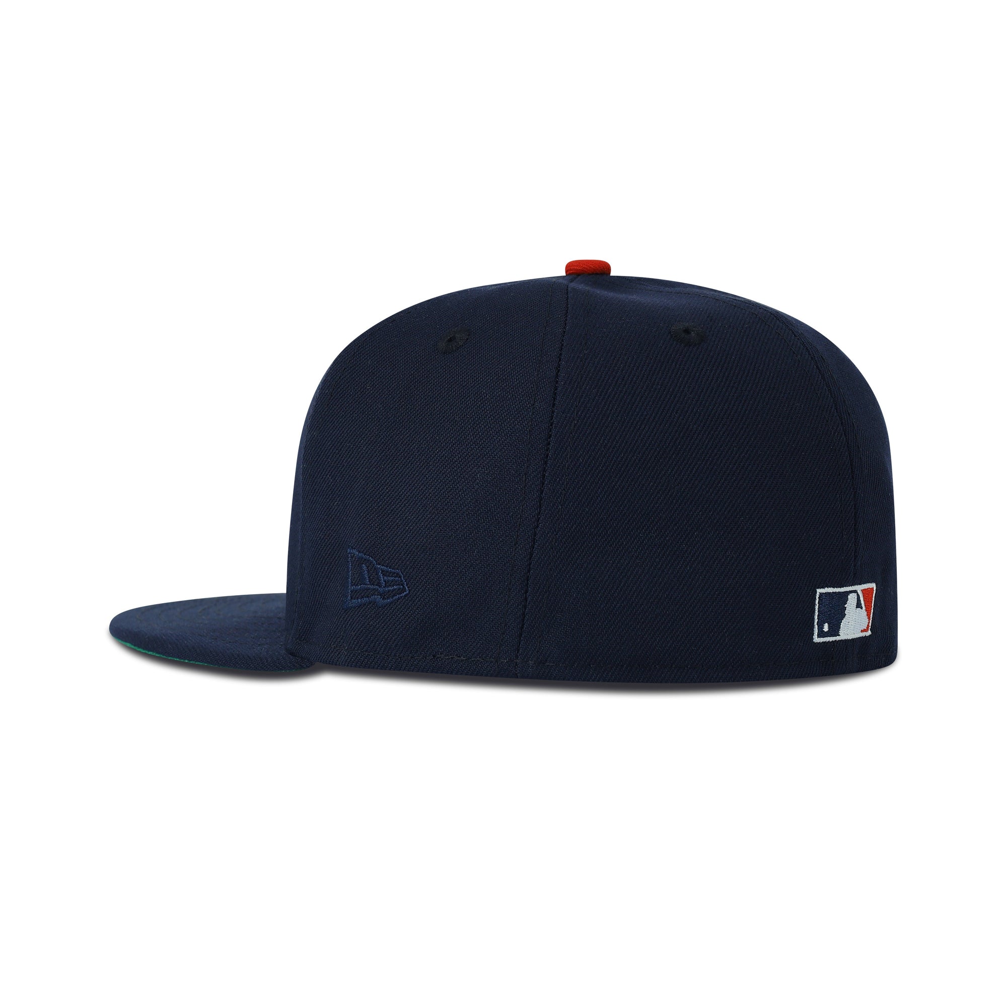 New Era Atlanta Braves Fitted Green Bottom "Navy Red White" (1999 World Series Embroidery)