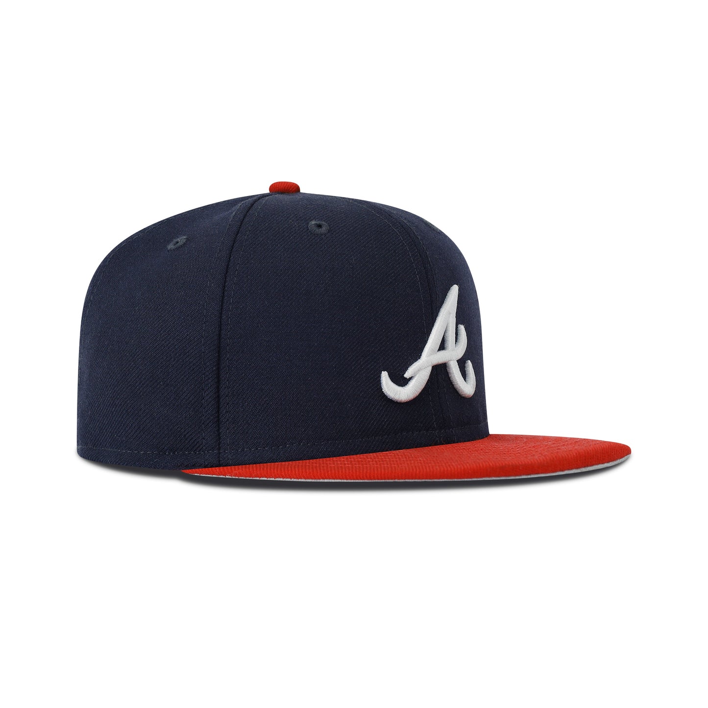 New Era Atlanta Braves Fitted Grey Bottom "Navy Red" (1995 World Series Embroidery)