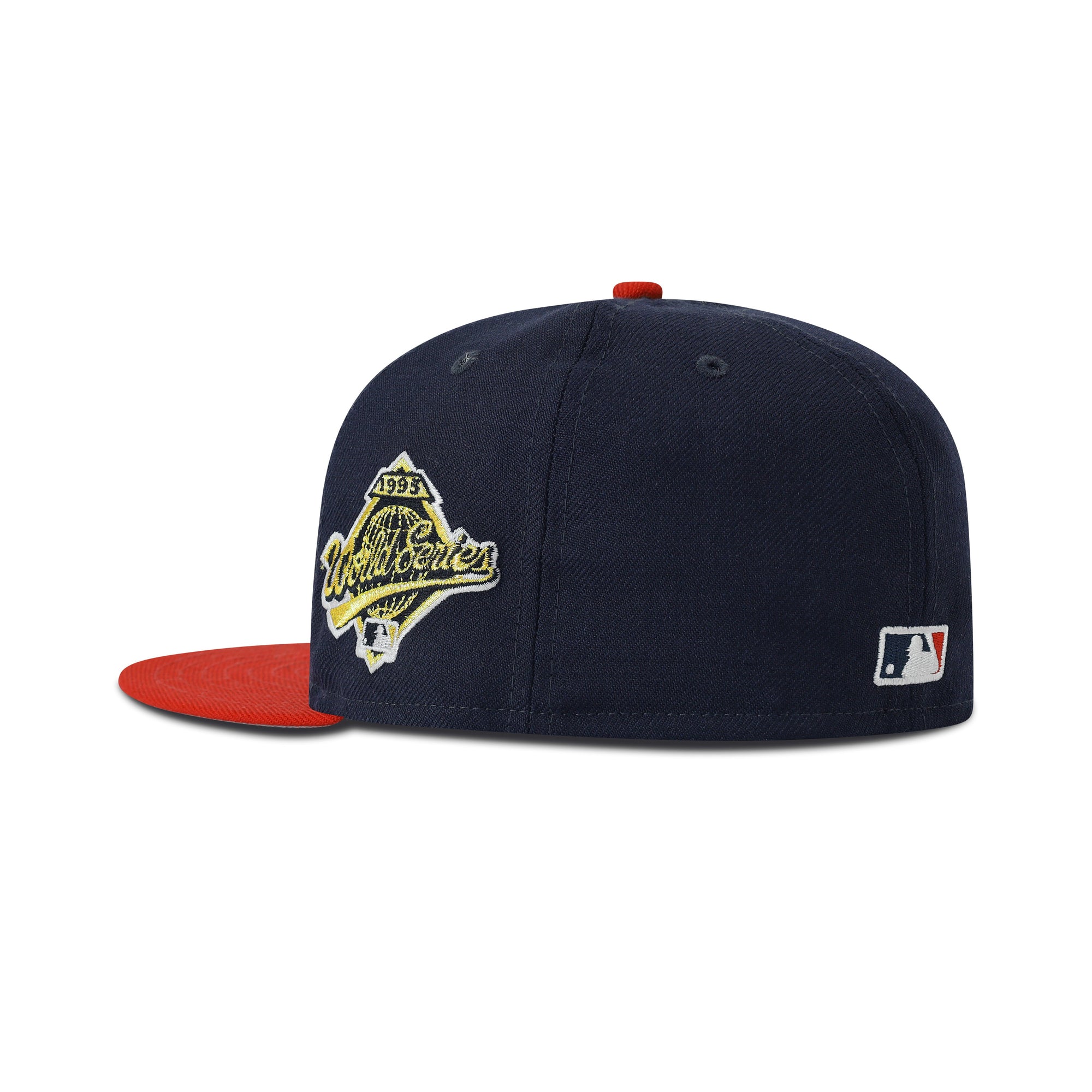 New Era Atlanta Braves Fitted Grey Bottom "Navy Red" (1995 World Series Embroidery)