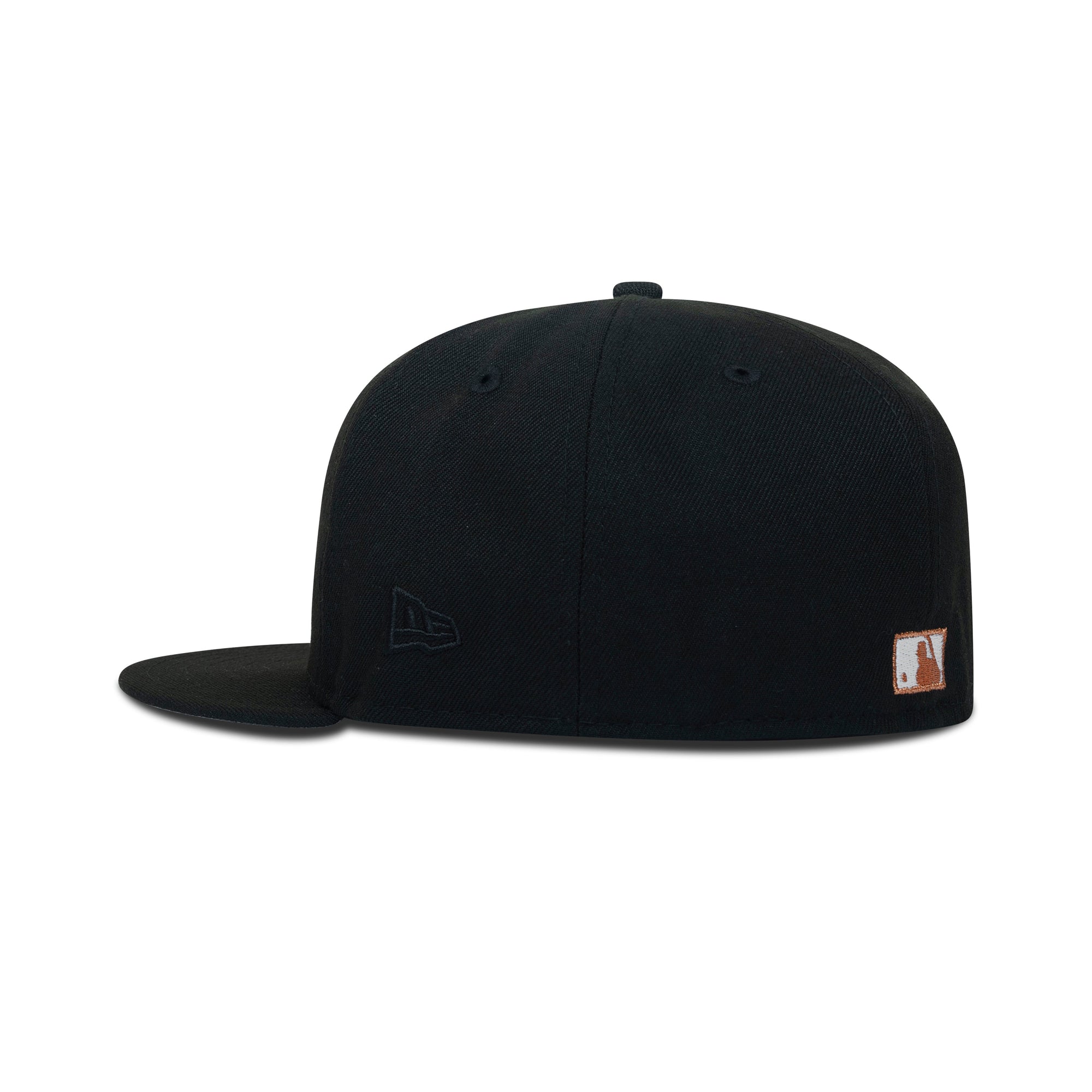New Era L.A. Anaheim Angels Fitted Grey Bottom "Black White Copper" (50th Anniversary Embroidery)