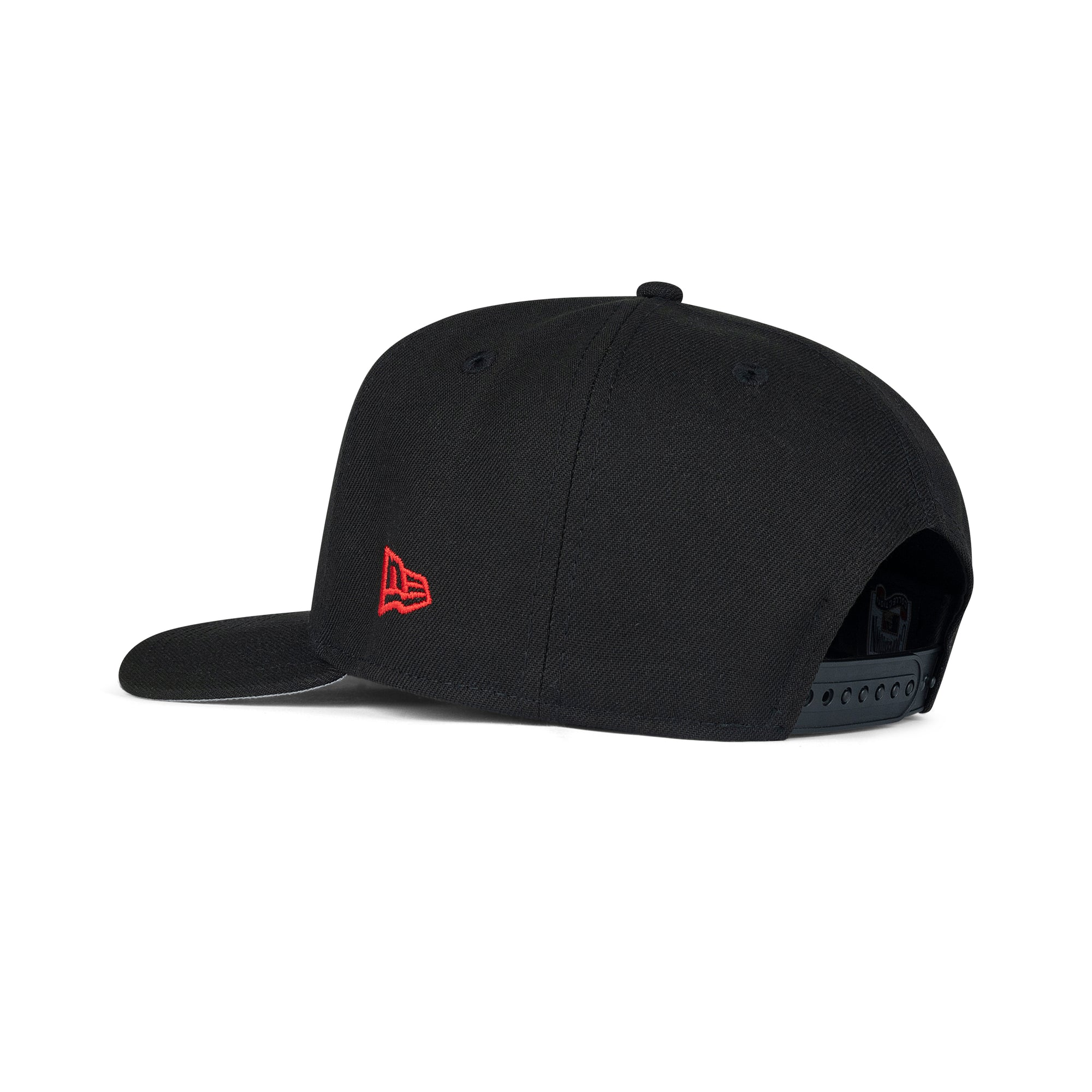 New Era L.A. Anaheim Angels A-Frame Snapback Grey Bottom "Black Red" (50th Anniversary Embroidery)