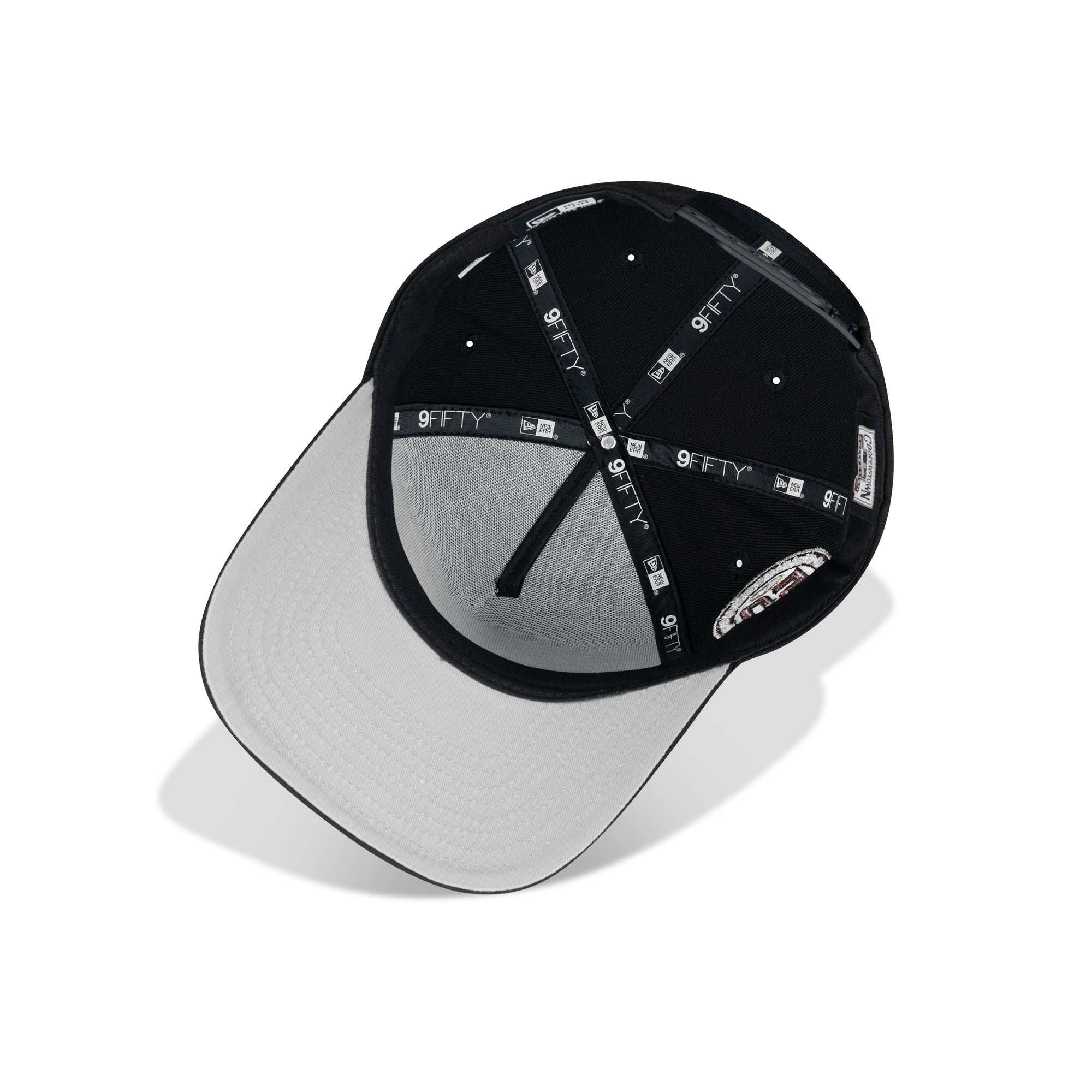 New Era L.A. Anaheim Angels A-Frame Snapback Grey Bottom "Black Red" (50th Anniversary Embroidery)
