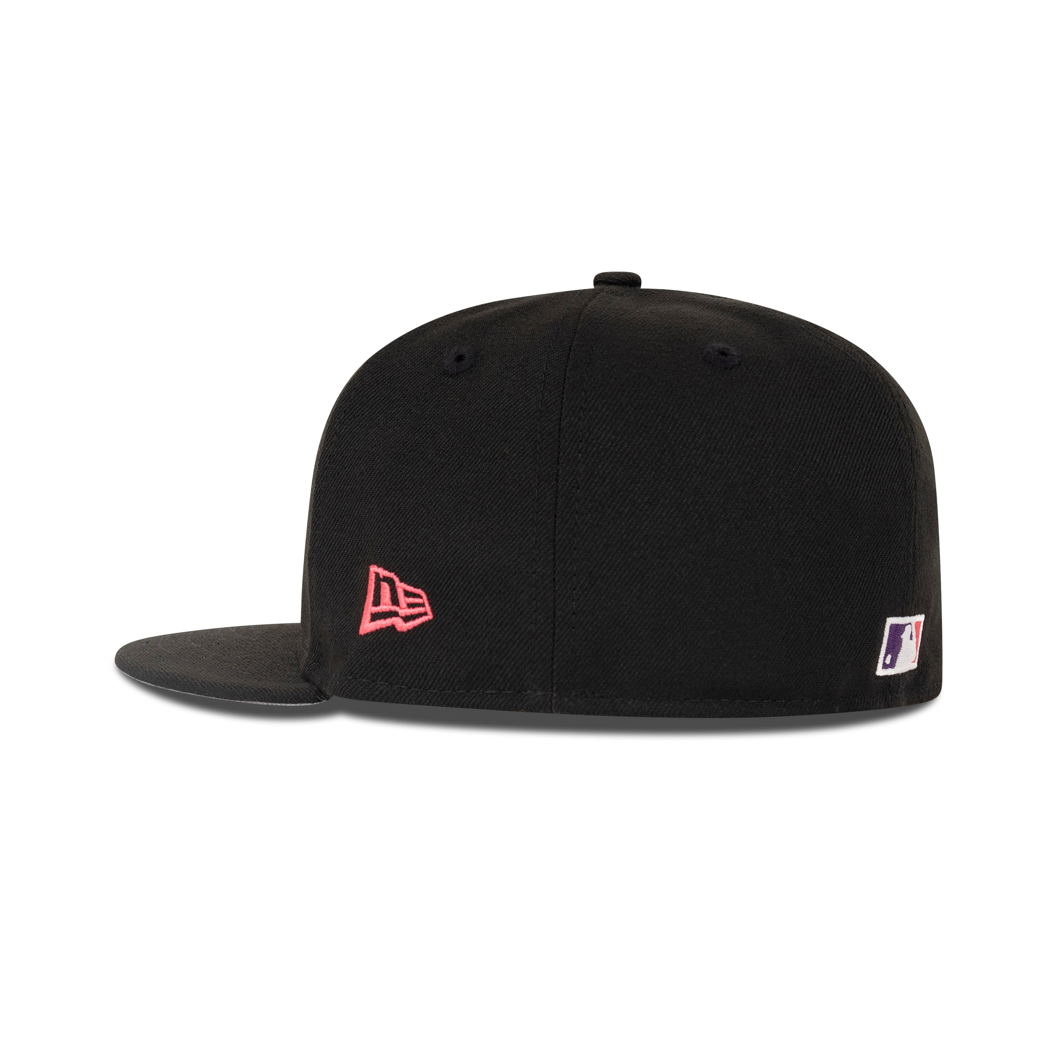 New Era L.A. Anaheim Angels Fitted Grey Bottom "Black Aluminum Lava purple" (2010 All Star Game Embroidery)