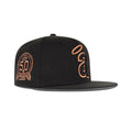 New Era L.A. Anaheim Angels Fitted Grey Bottom "Black Copper" (1961-2011 50th Anniversary Embroidery)