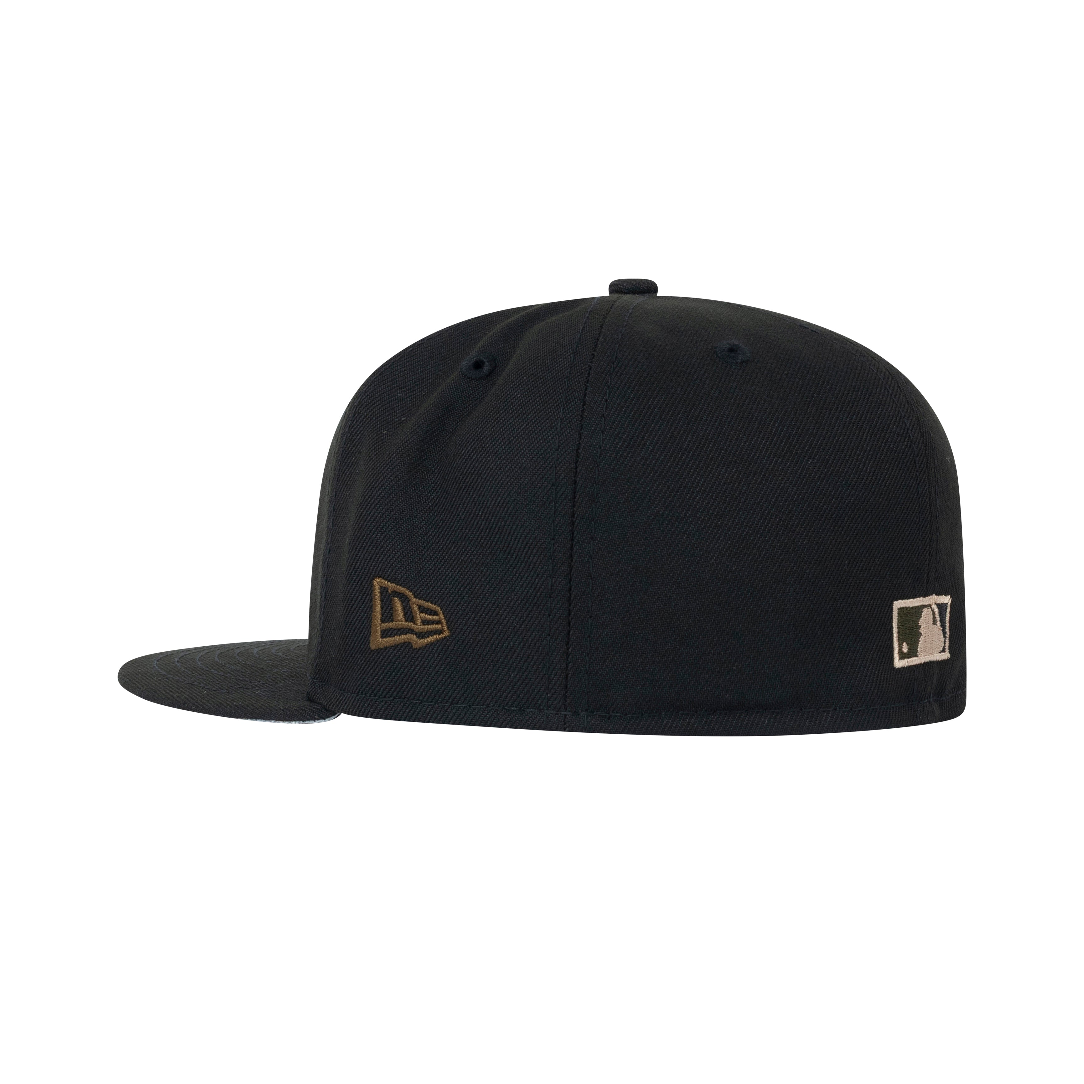 New Era L.A. Anaheim Angels Fitted Grey Bottom "Black Olive Tan" (40th Season Embroidery)