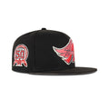 New Era L.A. Anaheim Angels Fitted Pink Bottom "Black Red Pink Metallic Iris" (1961 -2011 50th Anniversary Embroidery)