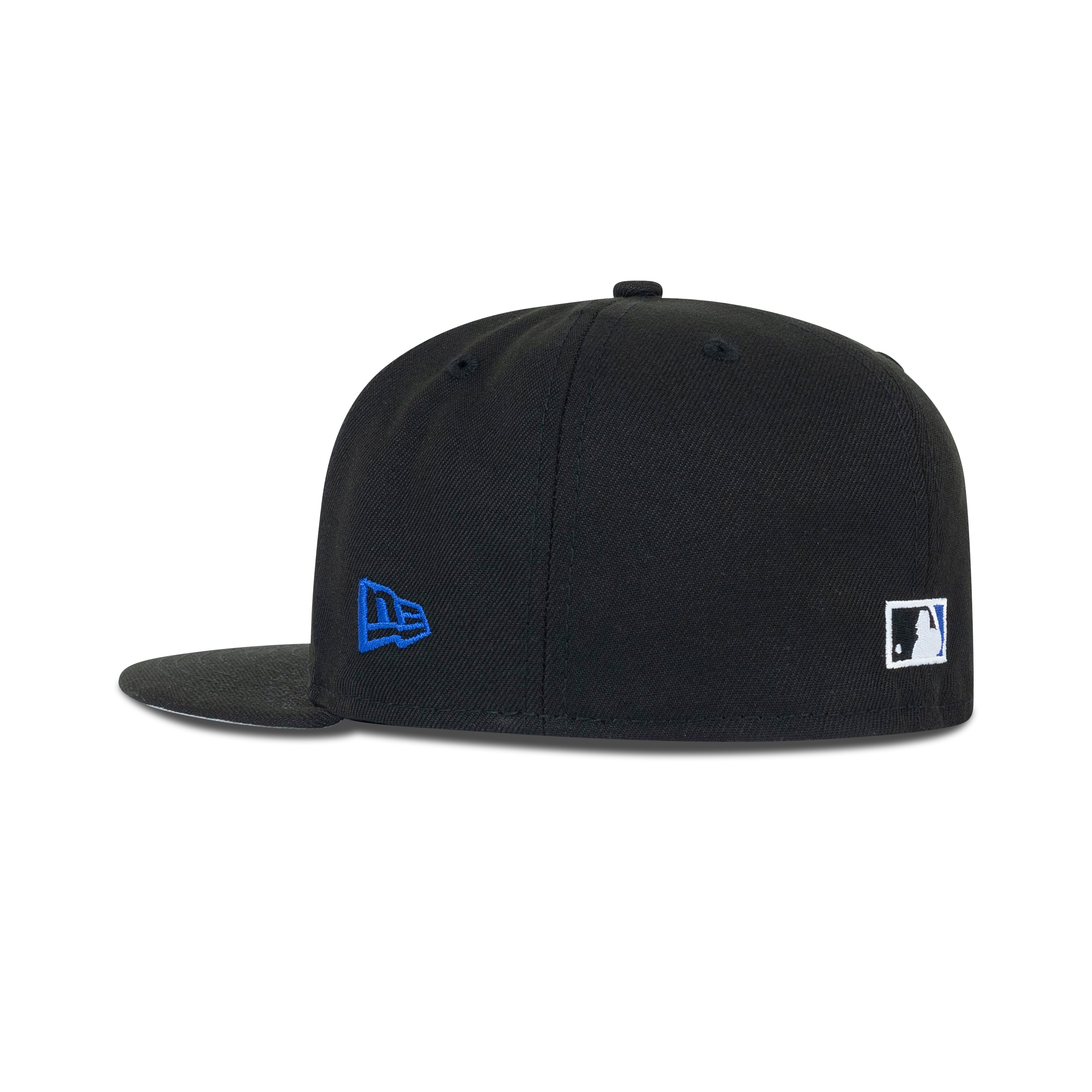 New Era L.A. Anaheim Angels Fitted Grey Bottom "Black Royal Blue" (1961-2011 50th Aniversary Embroidery)