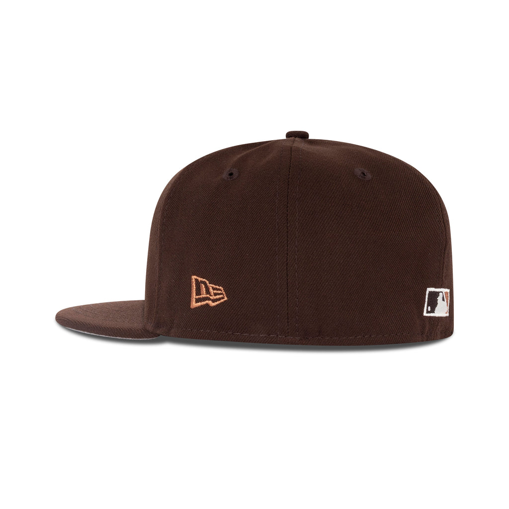 New Era L.A. Anaheim Angels Fitted Grey Bottom "Brown White Copper" (40th Season Embroidery)