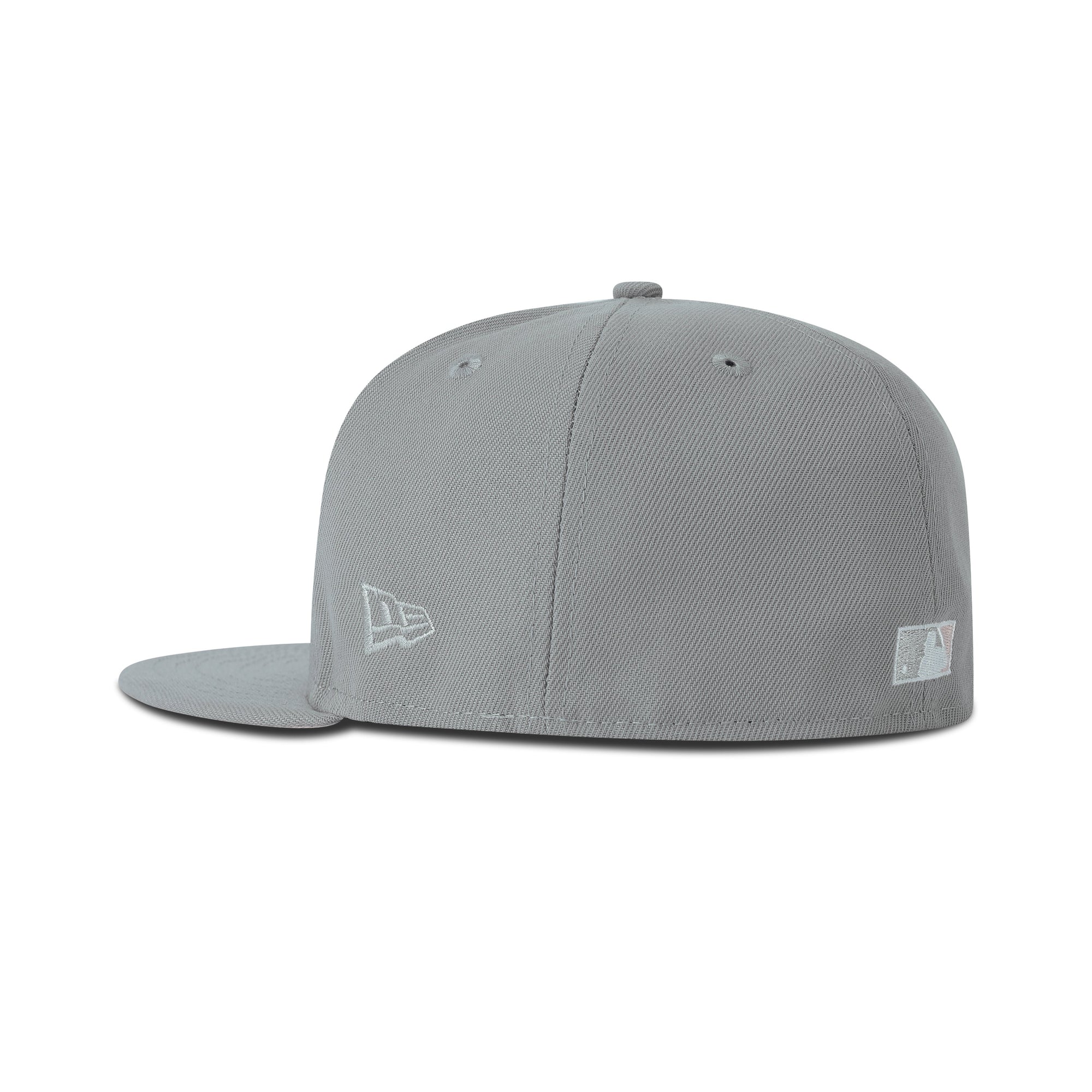 New Era L.A. Anaheim Angels Fitted Pink Bottom "Grey Pink" (25th Anniversary Embroidery)