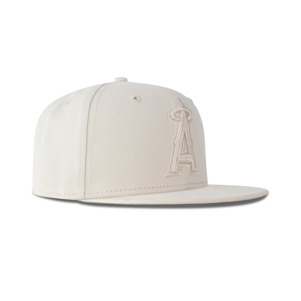 New Era L.A. Anaheim Angels Color Pack Fitted Grey Bottom "Light Cream"