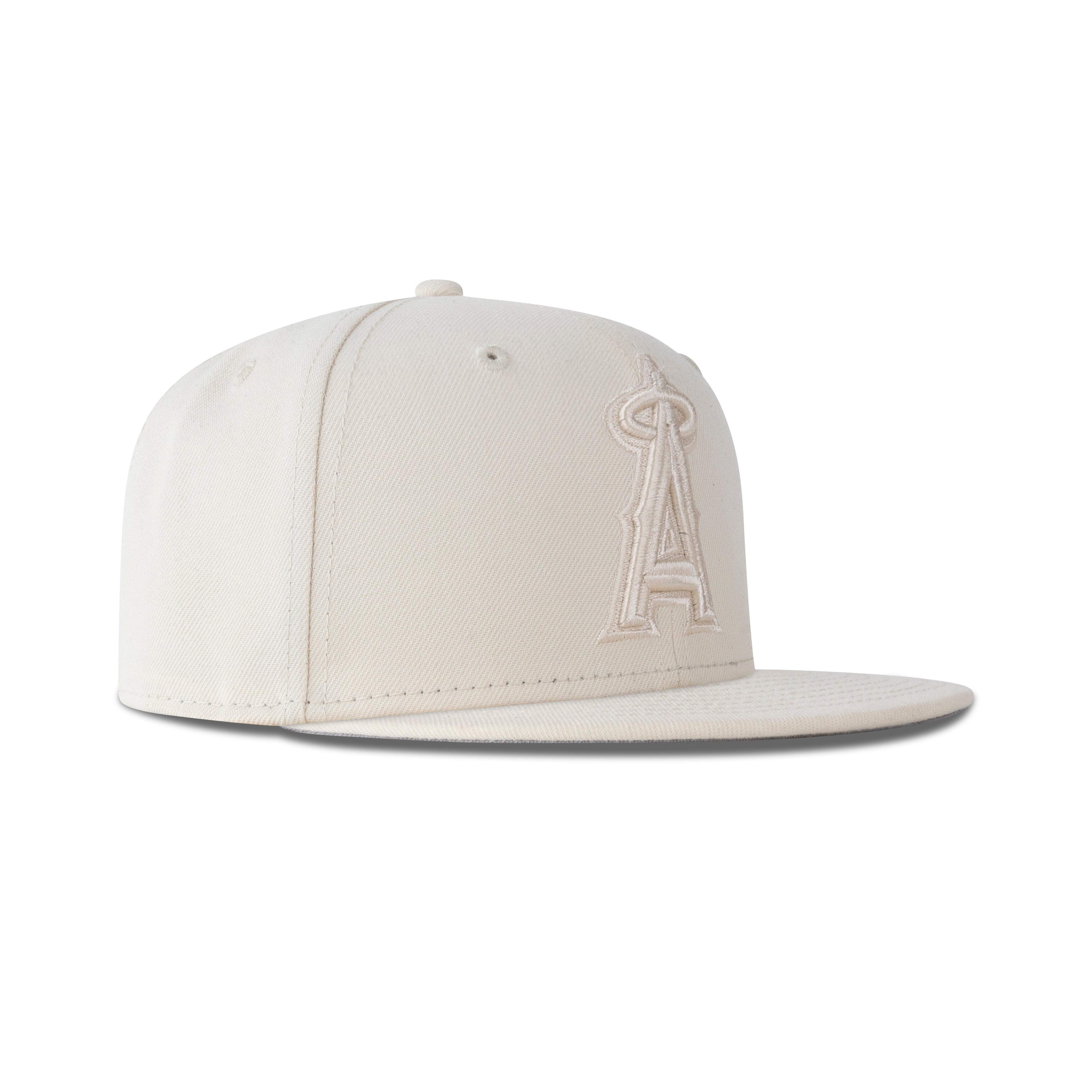 New Era L.A. Anaheim Angels Color Pack Fitted Grey Bottom "Light Cream"