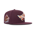 New Era L.A. Anaheim Angels Fitted Grey Bottom "Maroon Copper" (40th Season Embroidery)