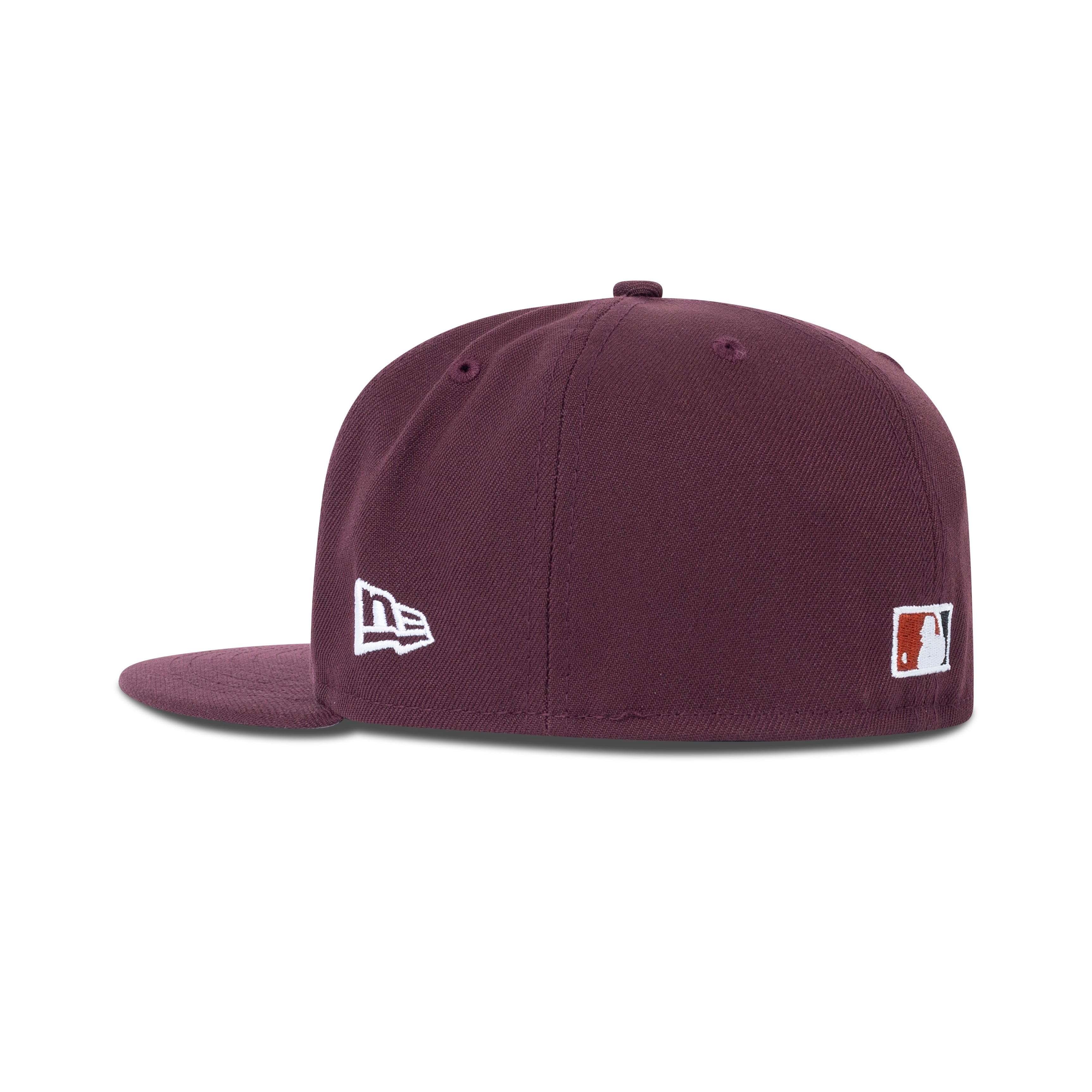 New Era L.A. Anaheim Angels Fitted Grey Bottom "Maroon Copper" (40th Season Embroidery)