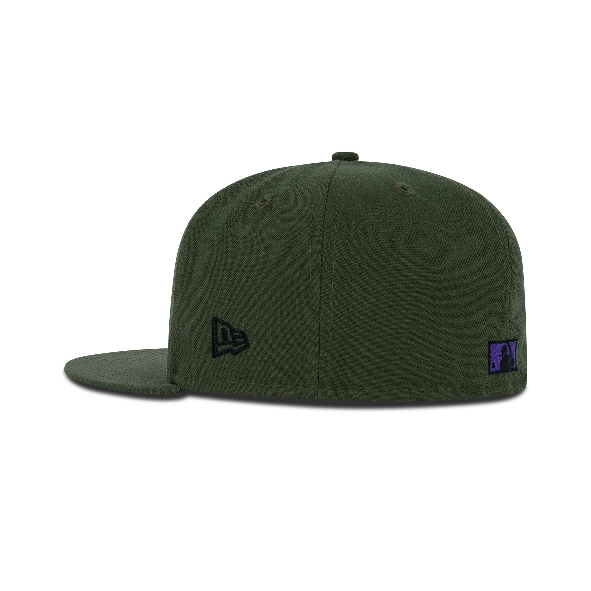 New Era Anaheim Angels Fitted Grey Bottom "Rifle Green Copper Purple" (40th Season Embroidery)