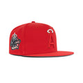 New Era L.A. Anaheim Angels Fitted Grey Bottom "Red Metallic Red" (40th Season Embroidery)