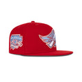 New Era L.A. Anaheim Angels Fitted Grey Bottom "Scarlet Red Sky White" (Jackie Robinson & 50th Anniversary Embroidery)