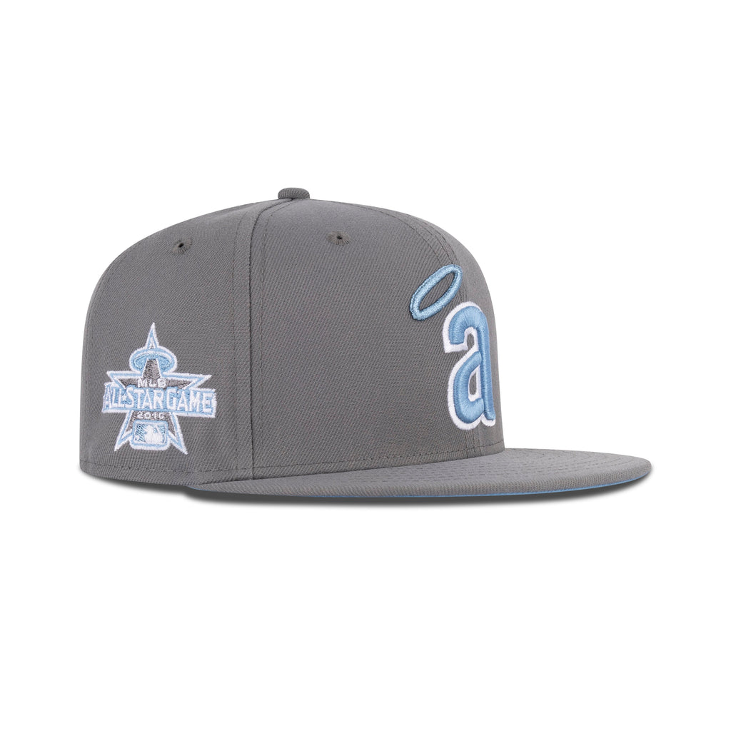 New Era L.A. Anaheim Angels Fitted Sky Bottom "Storm Grey Sky" (2010 All Star Game Embroidery)