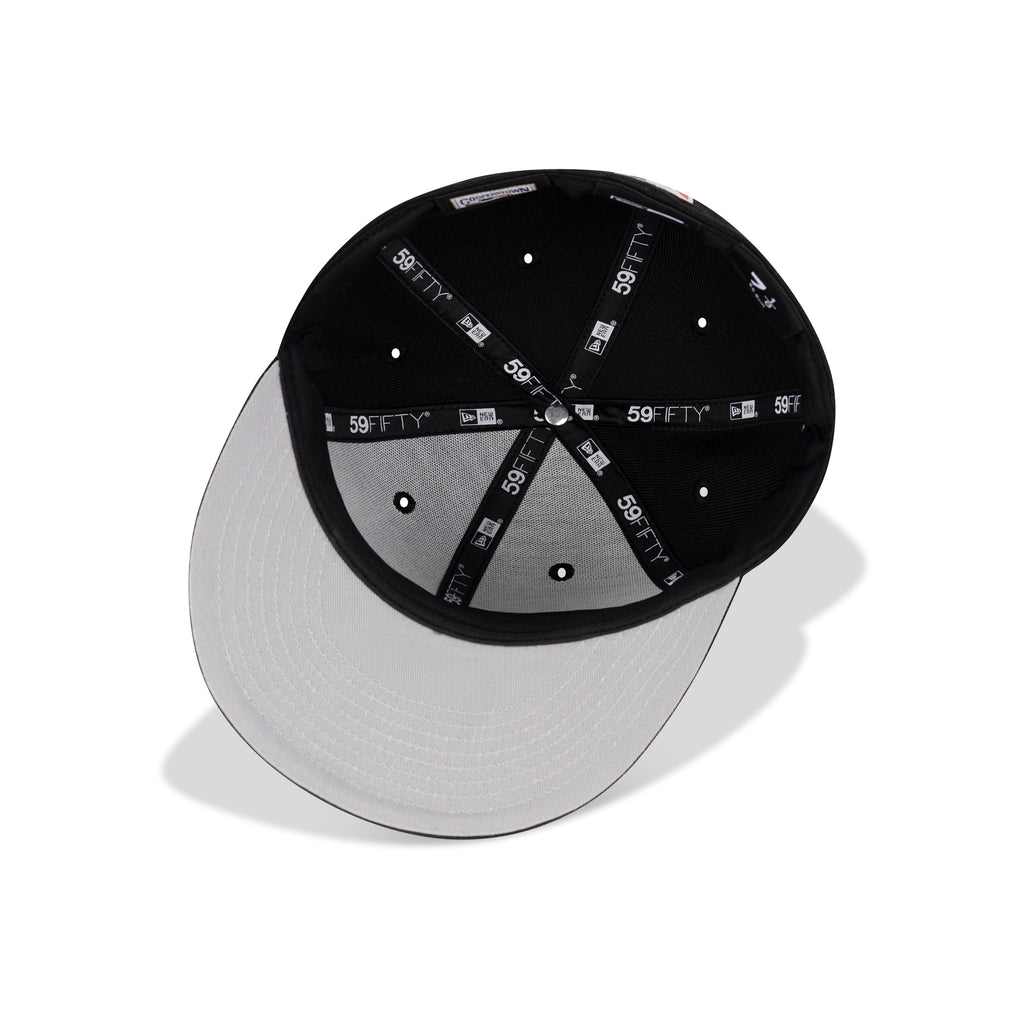 New Era Houston Astros Fitted Grey Bottom "Black Aluminum Lava purple" (2004 All Star Game Embroidery)