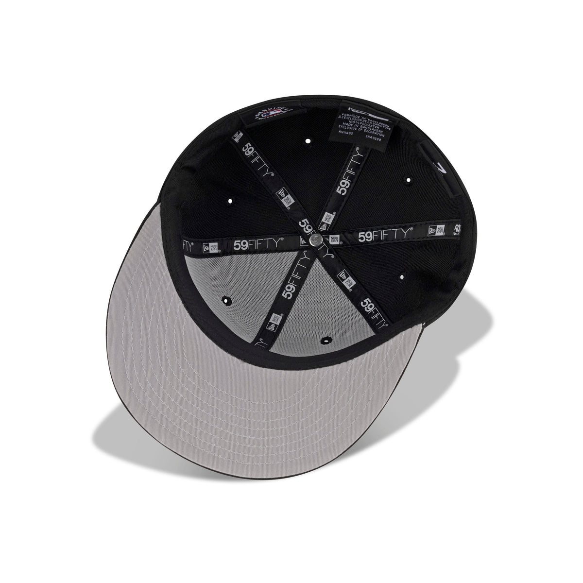 New Era Houston Astros Fitted Grey Bottom “Black Grey”