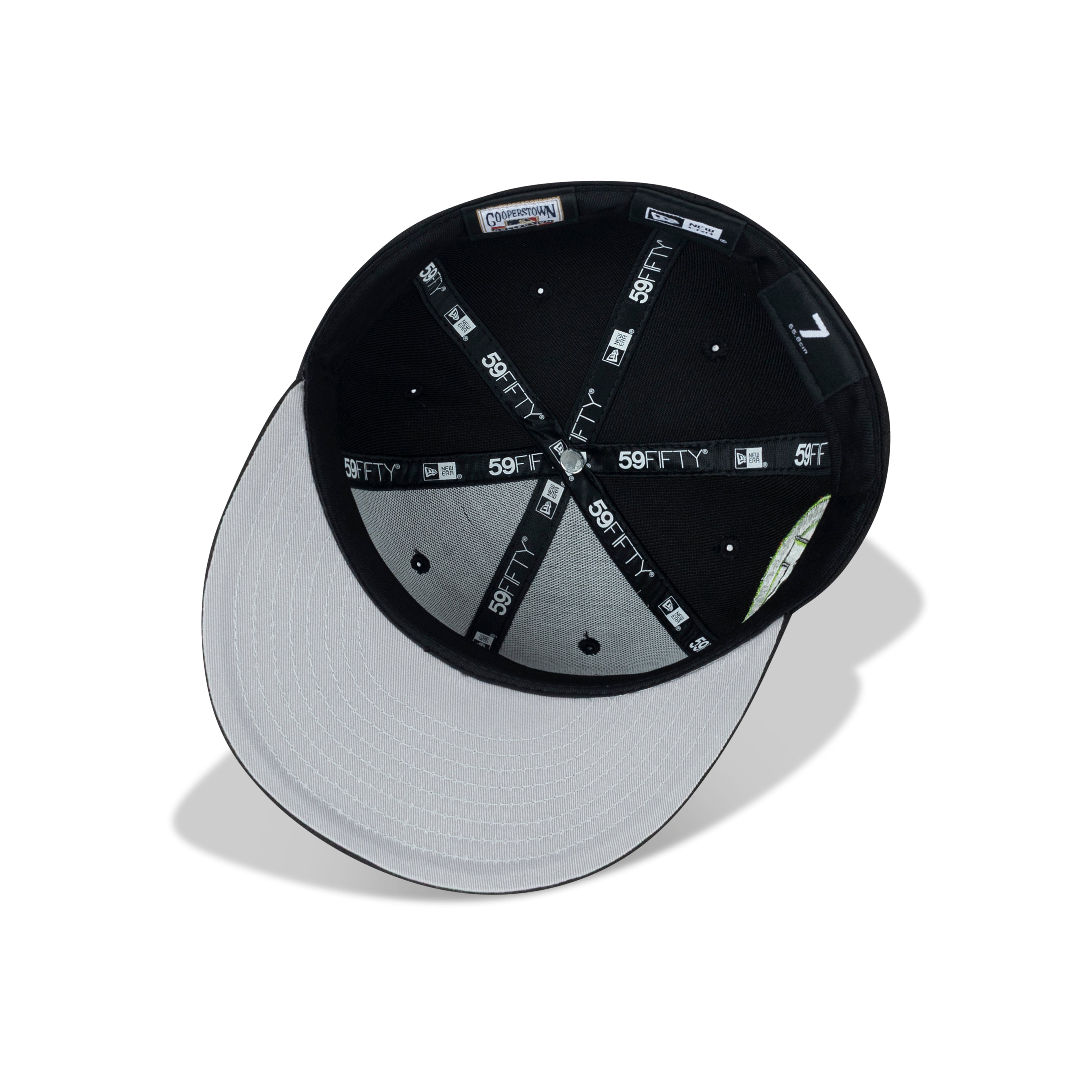 New Era Houston Astros Fitted Grey Bottom "Black White Lime" (40th Anniversary Embroidery)