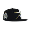 New Era Houston Astros Fitted Grey Bottom "Black Metallic Gold" (1986 All Star Game Embroidery)