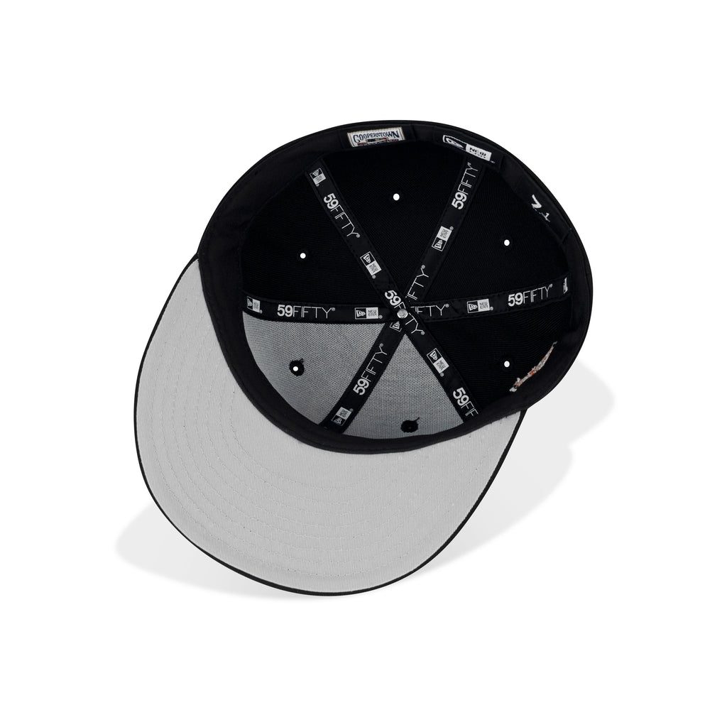 New Era Houston Astros Fitted Grey Bottom "Black Orange" (1965-2015 50th Anniversary Embroidery)