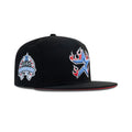 New Era Houston Astros Fitted Front Door Red Bottom "Black Magic Blue Front Door Red White" (1986 All Star Game Embroidery)