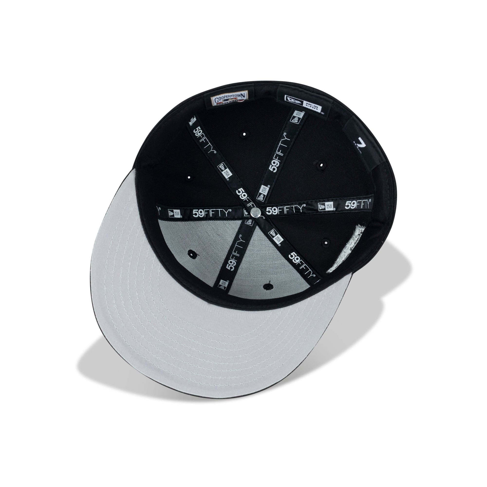 New Era Houston Astros Fitted Grey Bottom "Black Silver" (1962-2012 50th Astros Embroidery)
