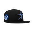 New Era Houston Astros Fitted Royal Bottom "Black Royal" (35 Great Years 65-99 Embroidery)