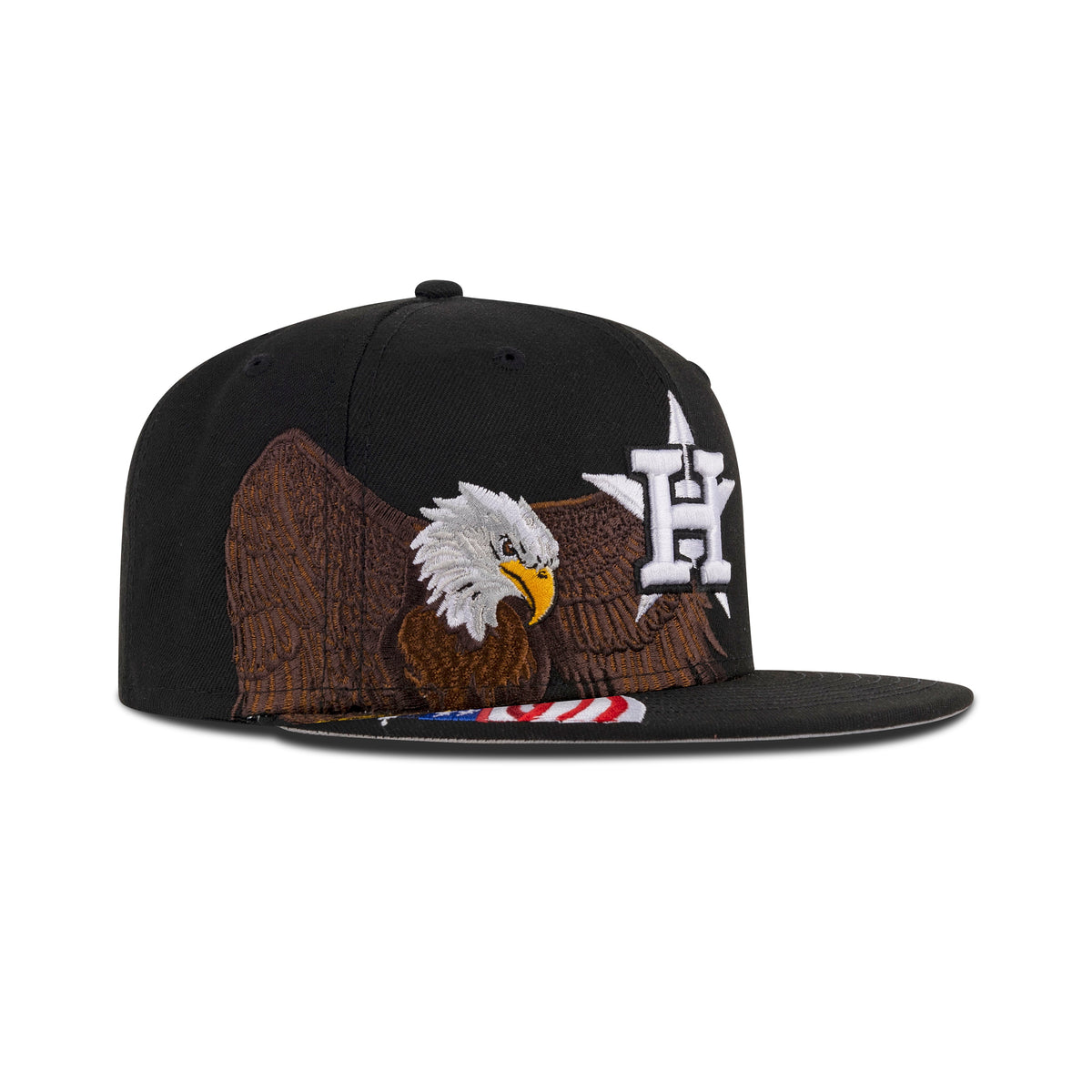 New Era Houston Astros Fitted Grey Bottom "Liberty Eagle"
