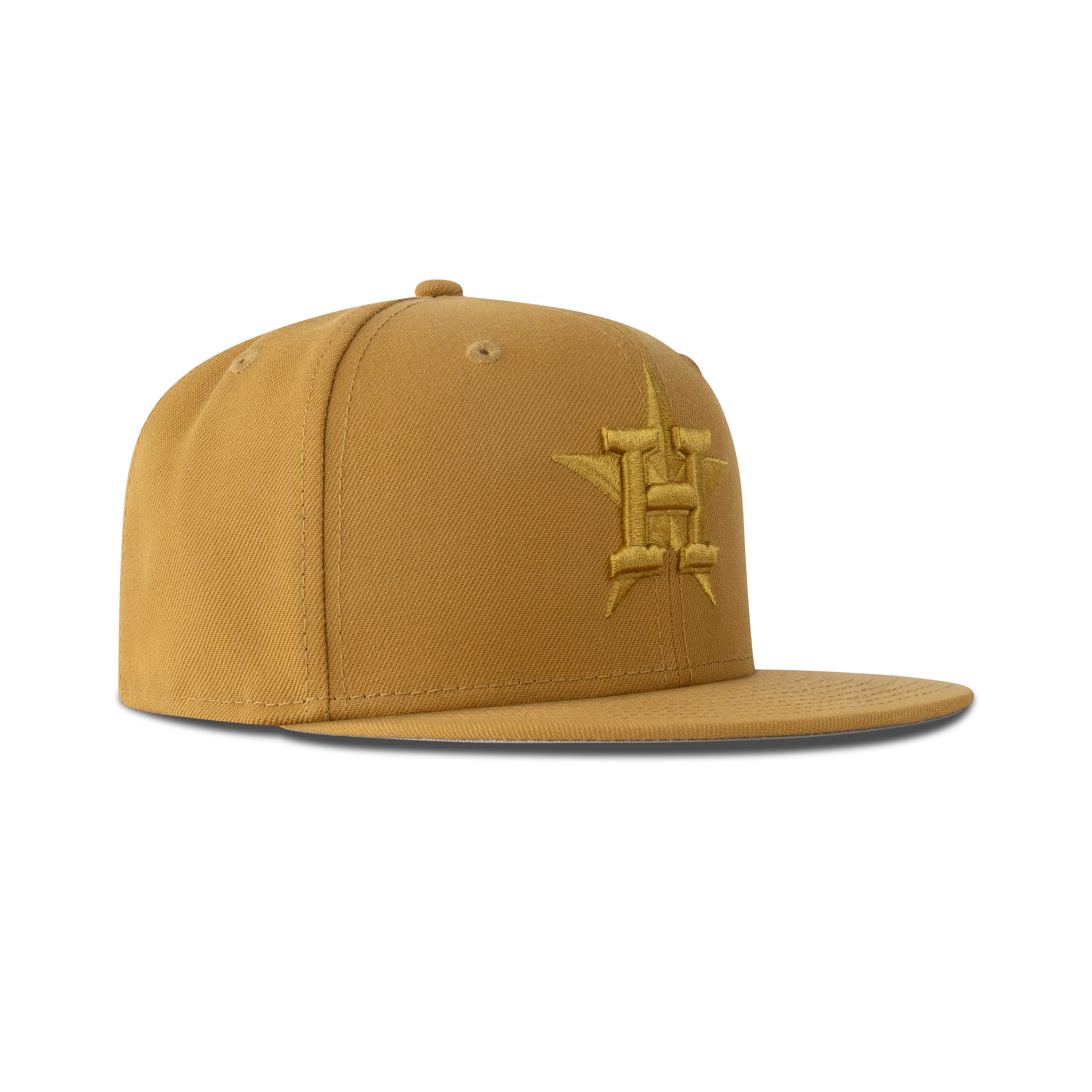 New Era Houston Astros Color Pack Fitted Grey Bottom "Light Brown"