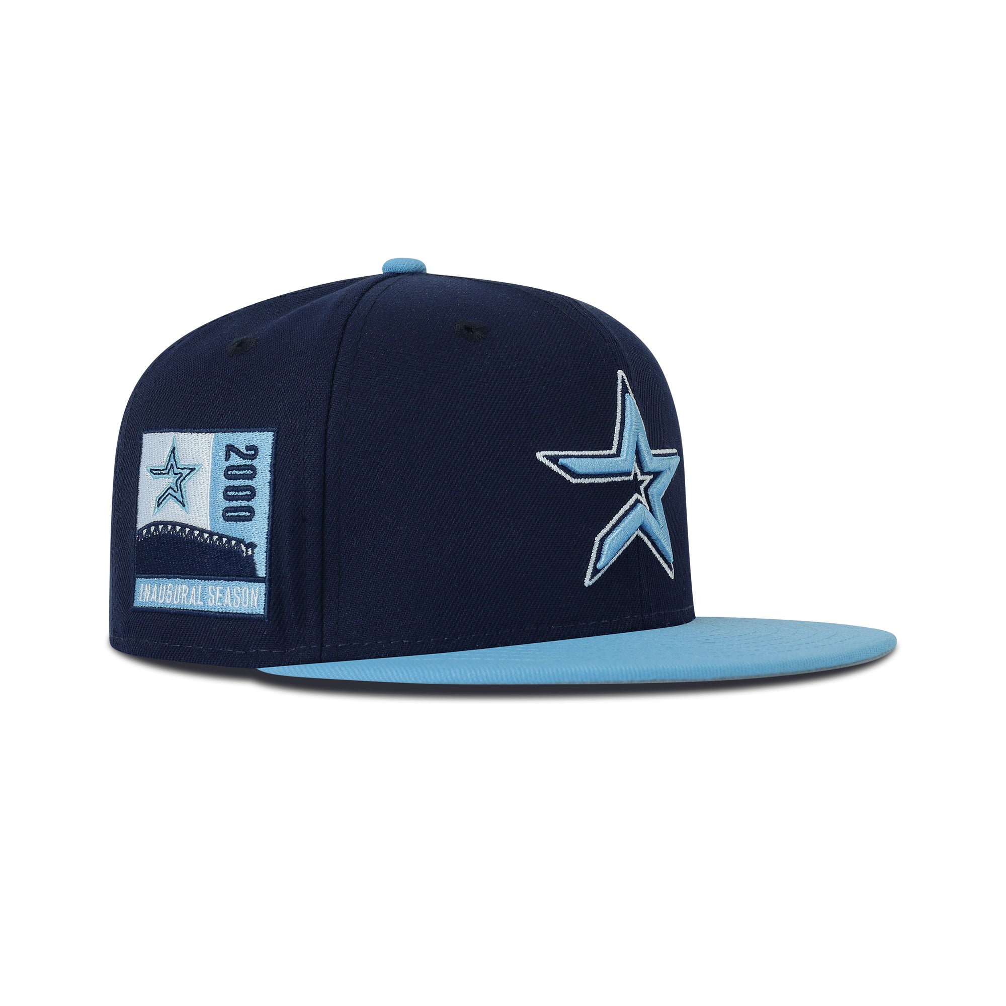 New Era Houston Astros Fitted Grey Bottom "Navy Sky" ( 2000 Inaugural Season Embroidery)