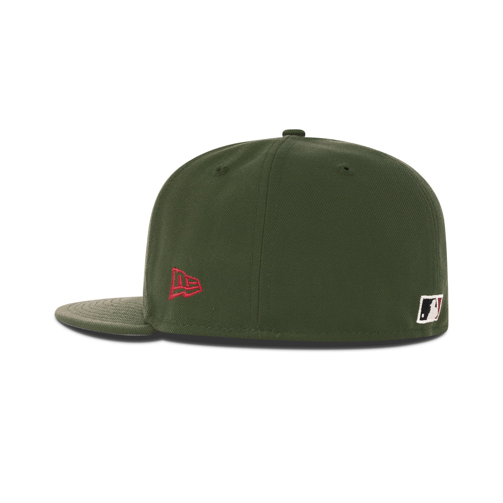 New Era Houston Astros Fitted Grey Bottom "Olive Ivory Russet" (1986 All Star Game Embroidery)