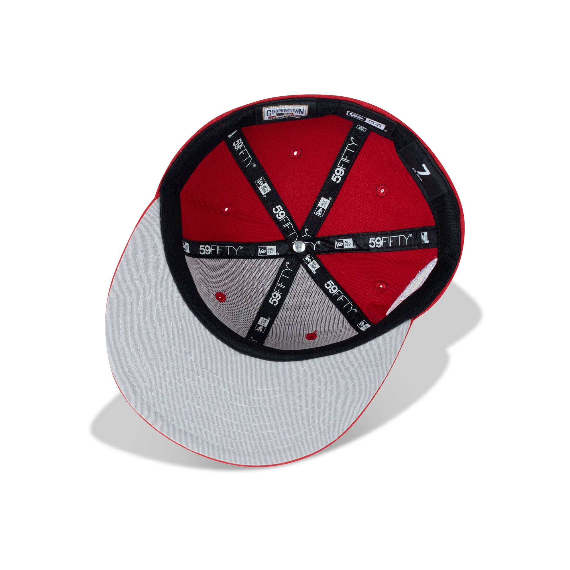 New Era Houston Astros Fitted Grey Bottom "Red Black White" (35 Great Years 65-99 Embroidery)