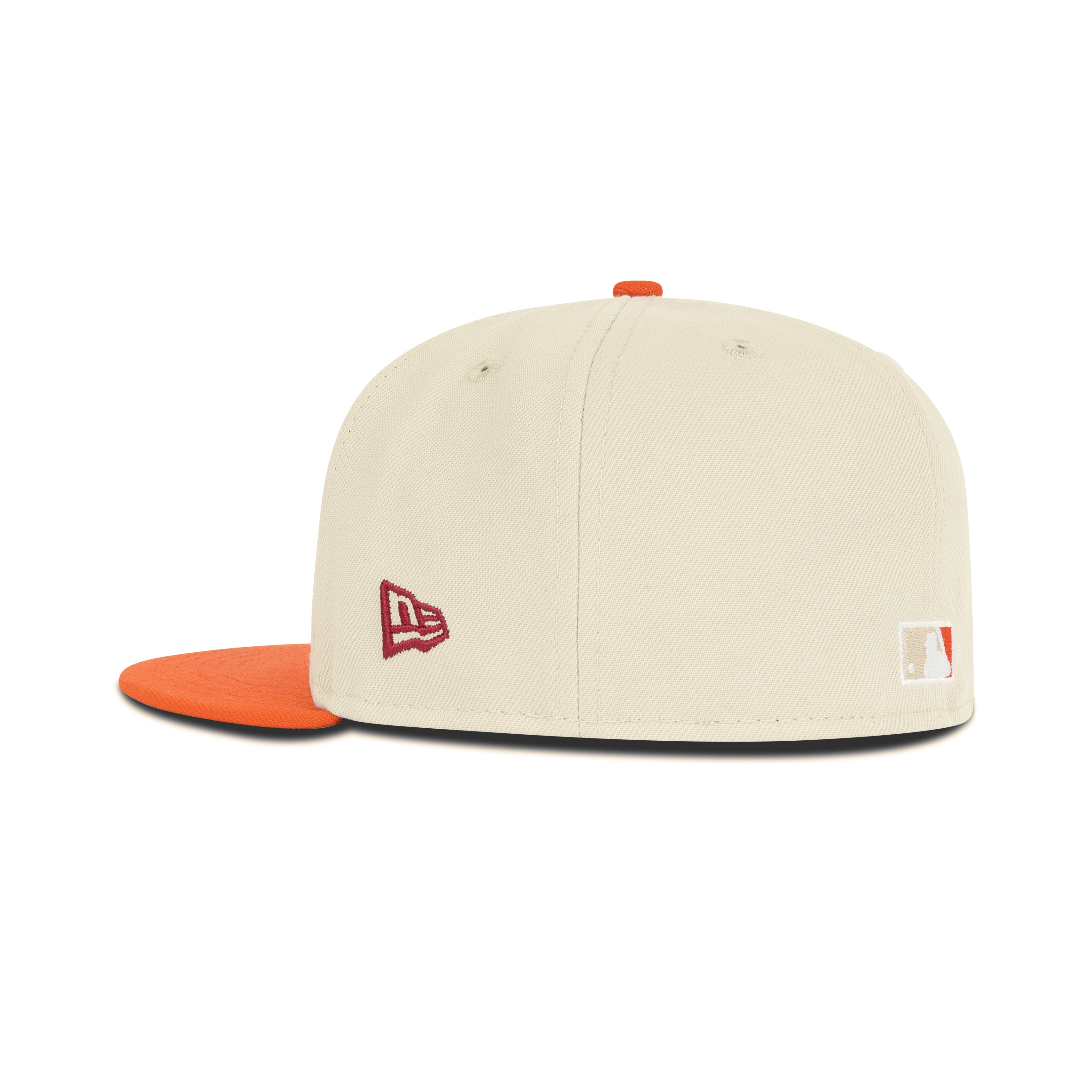 New Era Houston Astros Fitted Grey Bottom "Stone Orange Copper" (1962-1986 Silver Anniversary Embroidery)
