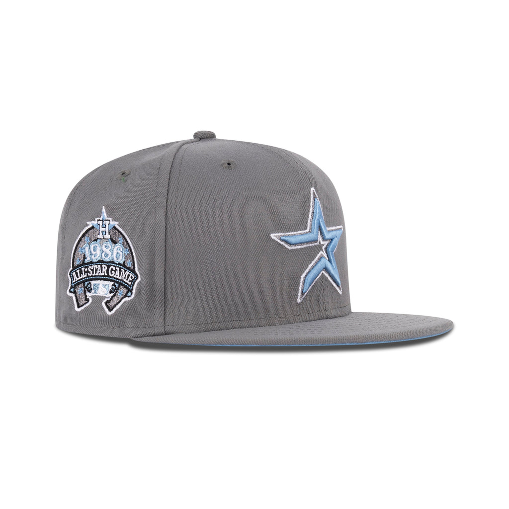 New Era Houston Astros Fitted Sky Bottom "Storm Grey Sky" (1986 All Star Game Embroidery)