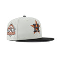 New Era Houston Astros Fitted Grey Bottom "Stone Copper Black" (Silver Anniversary Embroidery)